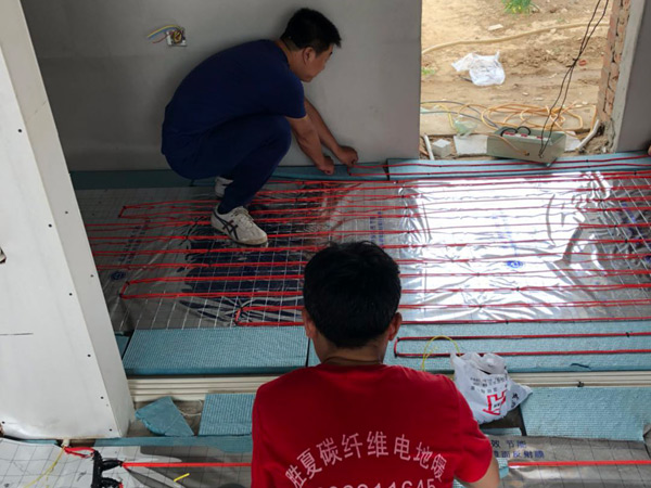 碳纖維地暖施工案例
