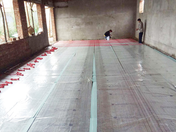 碳纖維地暖施工案例